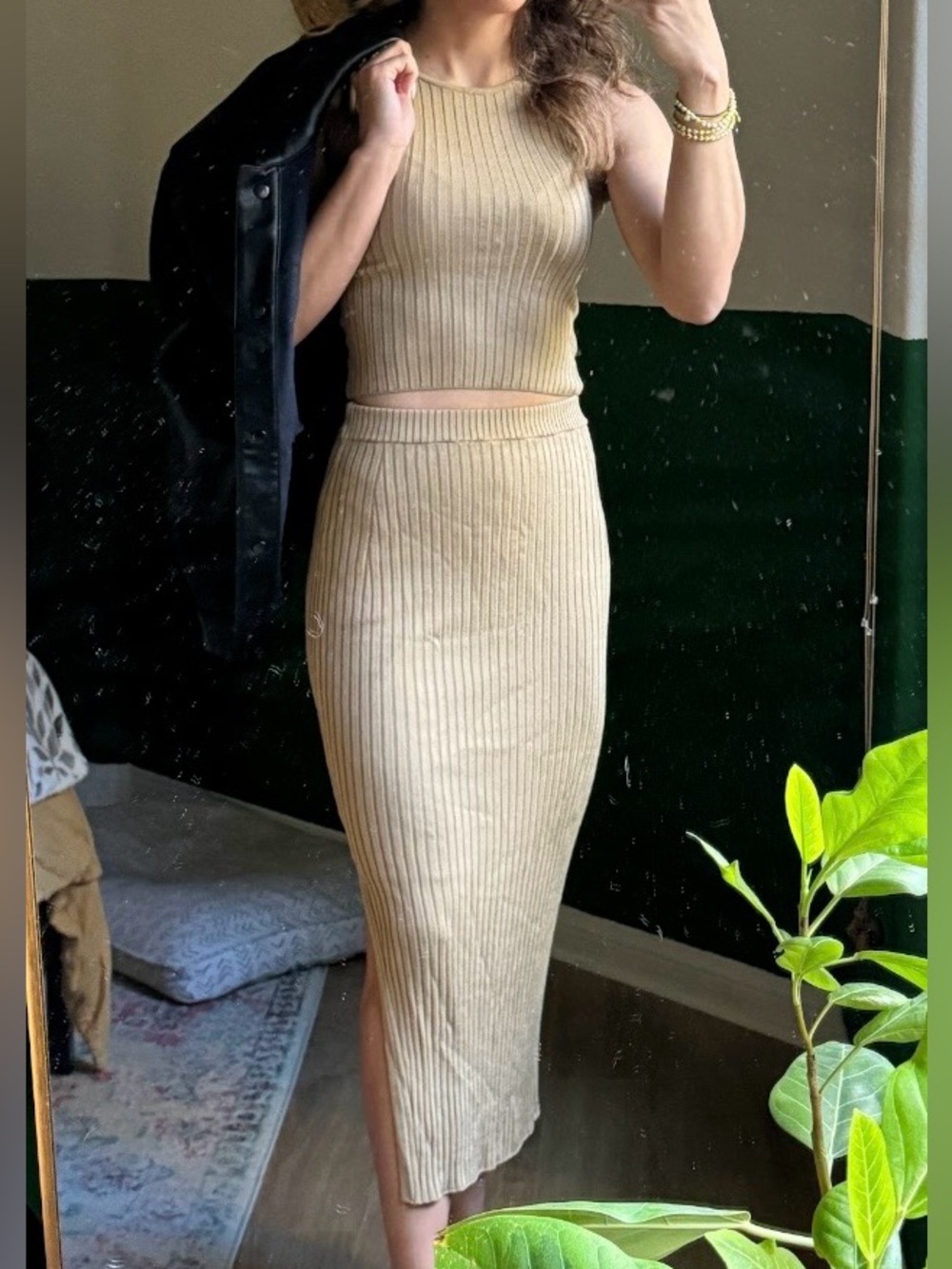 Calvin Klein Ribbed Knit Set